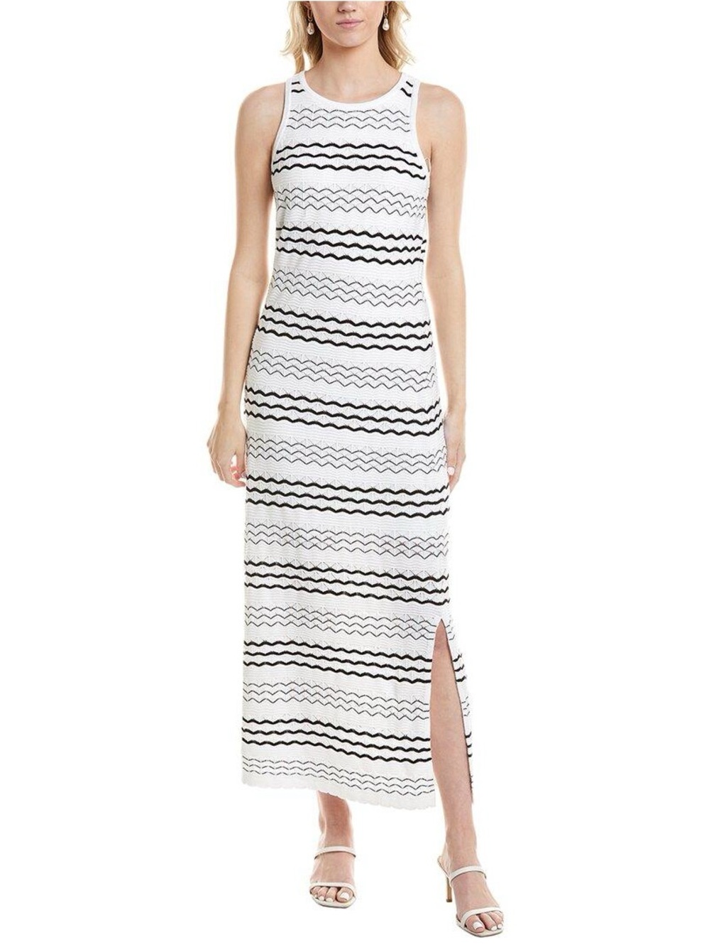 Design History White Knit Maxi Dress